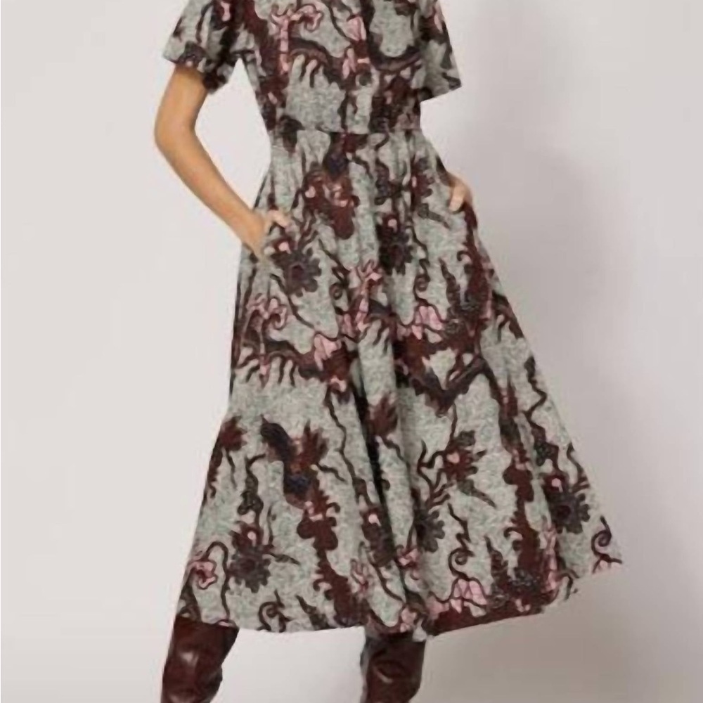 Cleobella Joanna Midi Dress Castello Print